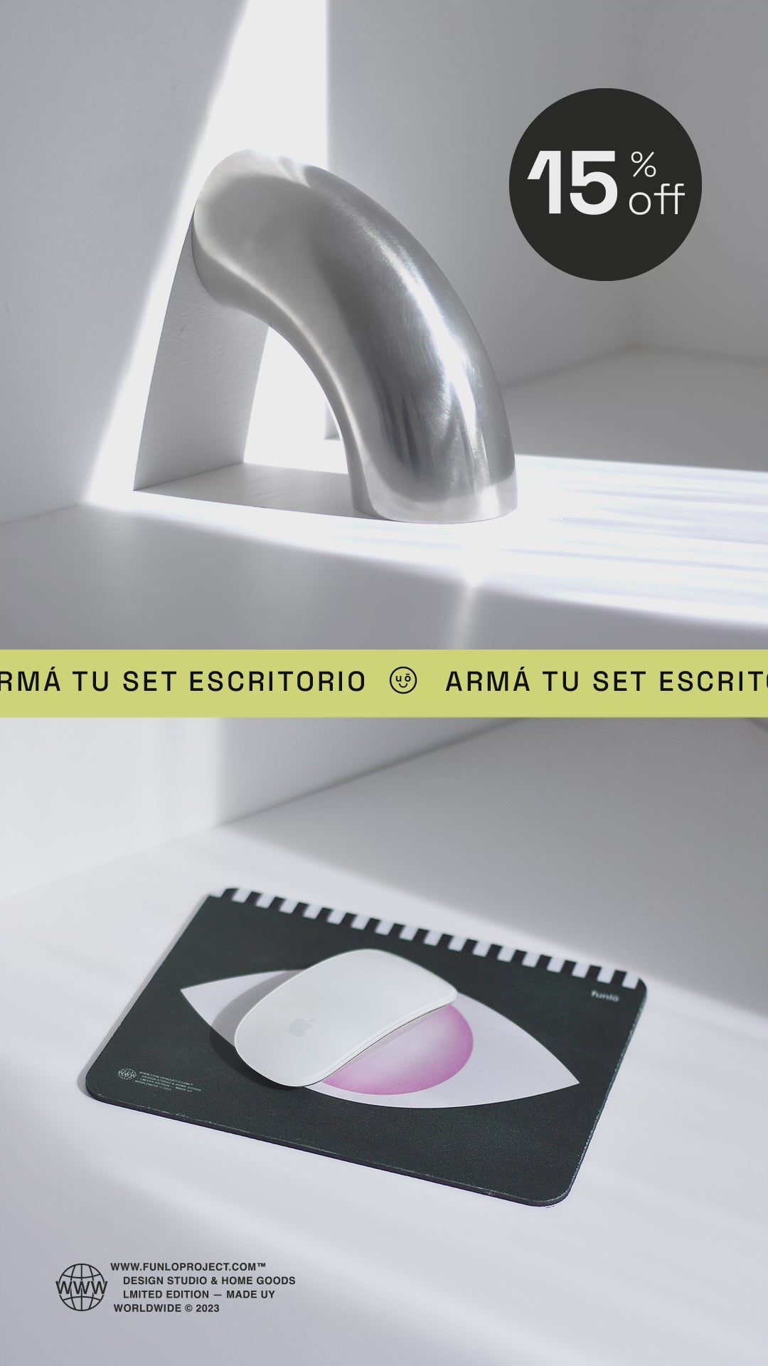 set escritorio — M03 & mousepad